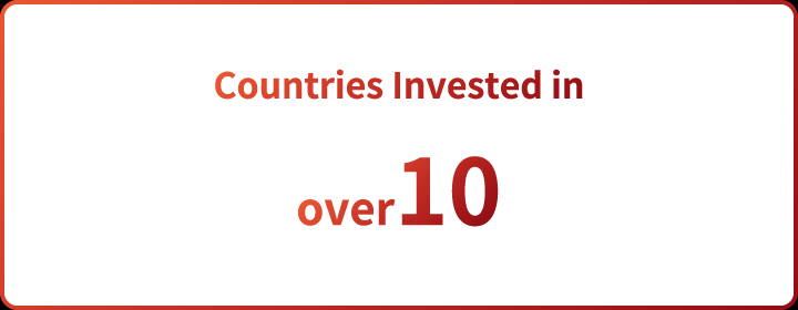 Countries Invested in 10over