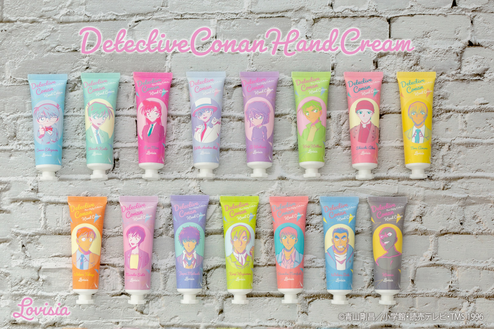【未開封】Lovisia 名探偵コナン リップクリーム 8種類 Lovisia(ラヴィジア)Lovisia名探偵コナンリップクリーム＆リップ