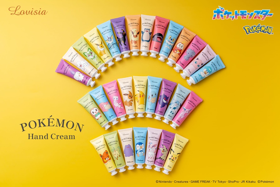 あなたの相棒が見つかる？30種のポケモンハンドクリームが新発売